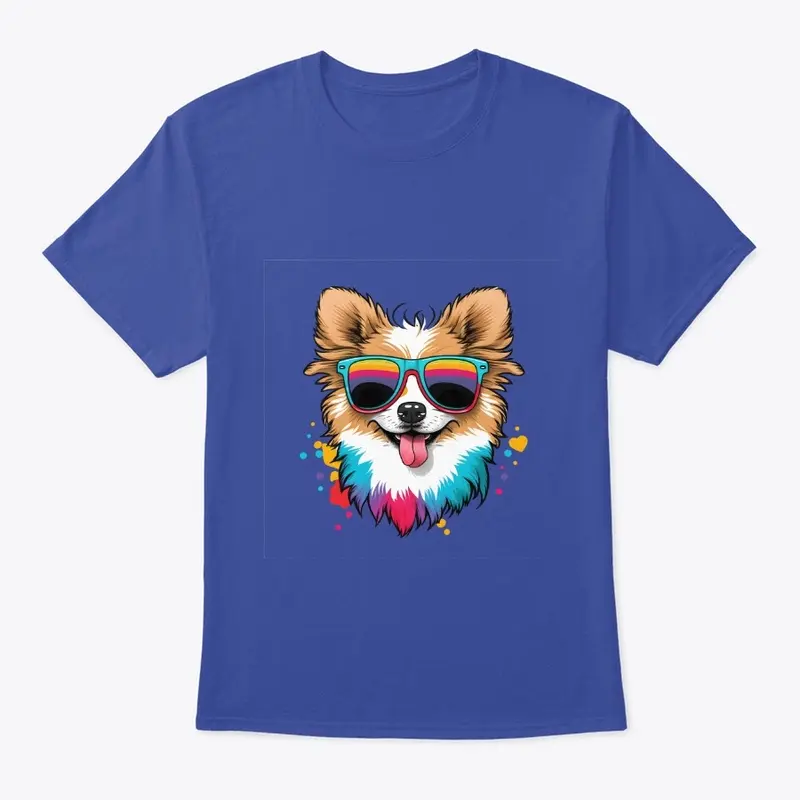 stylish Dog Graphics T shirt 